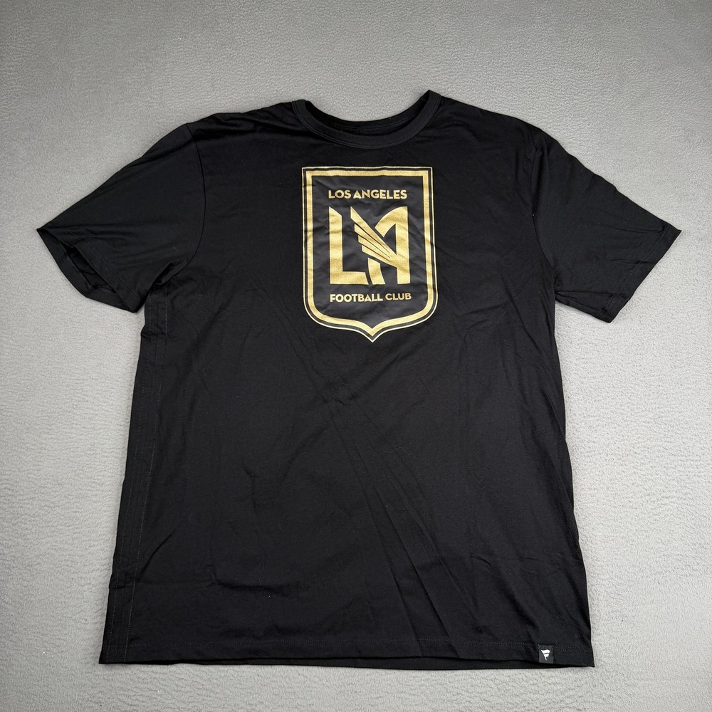 Los Angeles Football Club Shirt Mens Large Black MLS Soccer Fanatics Son 7 Tee